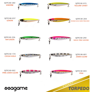 Seagame Torpedo Coast 40G Jig Yem