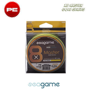 Seagame Master 8x 300m Fluo Yellow İp Misina - 0.6PE 0.12MM