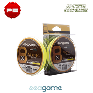 Seagame Master 8x 300m Fluo Yellow İp Misina - 0.8PE 0.14MM