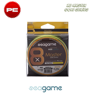 Seagame Master 8x 300m Fluo Yellow İp Misina - 0.8PE 0.14MM