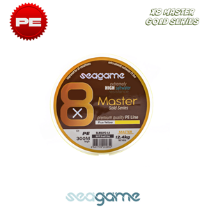 Seagame Master 8x 300m Fluo Yellow İp Misina - 0.8PE 0.14MM