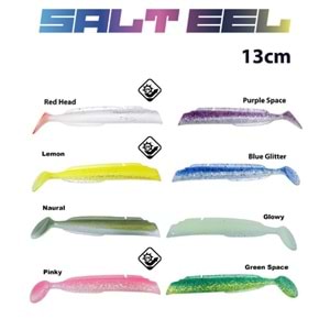 Fujin Salt Eel Body 13cm x3 Silikon Yem Gövde