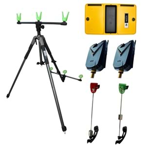 Surf Tripod (Yem Tepsili) Alarm Swinger Seti
