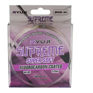 Ryuji Supreme Super Soft 200m Fluorocarbon Misina - 0.25MM