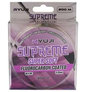Ryuji Supreme Super Soft 200m Fluorocarbon Misina