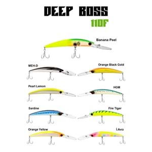 Fujin DeepBoss 110F 16gr Maket Balık - 238 BANANA PEEL