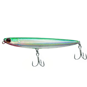 Fish Master Kamikaze 110mm 14 gr Su Üstü Maket Balık - GREEN SİLVER