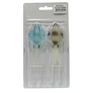 Captain 3524 Soft Squid Deep 13cm Silikon Suni Yem 2'li Set