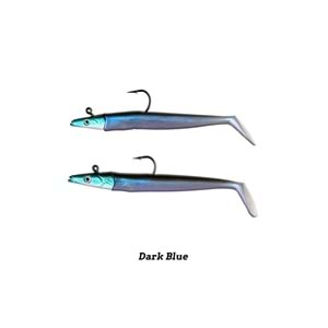 Fujin Zand Eel 11cm 7gr-14gr Double Body+Head Silikon Balık - DARK BLUE