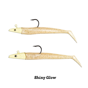 Fujin Zand Eel 11cm 7gr-14gr Double Body+Head Silikon Balık - SHİNY GLOW