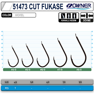 Owner 51473 Cut Fukase Olta İğnesi - 4/0