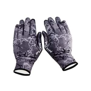 Fujin Pro Angler Winter Gloves Black Camo
