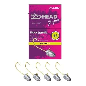 Fujin Rock-Head 6no Aji Game Jighead - 2.5GR