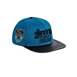 Fujin BTW Leather Visor Şapka Indigo