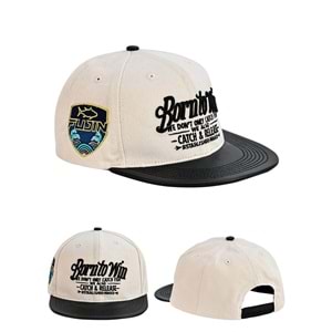 Fujin BTW Leather Visor Şapka Dirty White