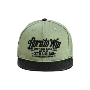 Fujin BTW Leather Visor Şapka Light Green