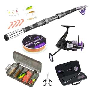 Albastar Serranus Tele Spin Olta Seti