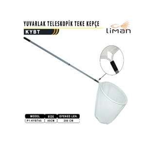 Vertical Yuvarlak Teleskopik Balık Kepçesi 45cm