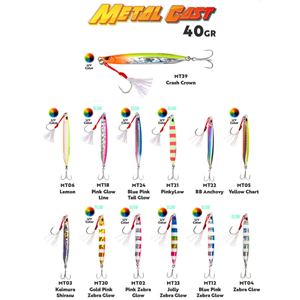 Fujin Metal Cast 40gr Shore Jig Metal Yem