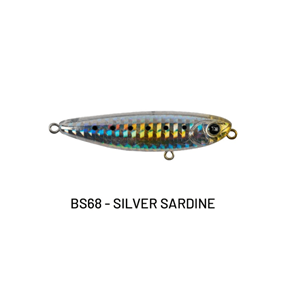 Hanfish Baskın 6.5 Cm 7 Gr Su Üstü Maket Balık - BS68-SILVER SARDINE