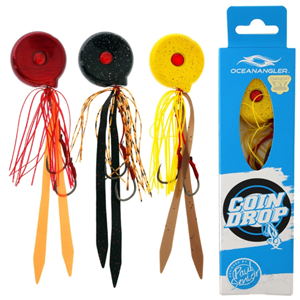 Ocean Angler Coin drops 180GR Slow Jig - ORANGE GLOW