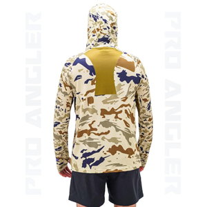 Fujin Pro Angler S24 Buff&Hoodie Natural Camo - M