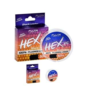 Fujin Hex %100 FC Leader 50mt Misina - 0.28MM