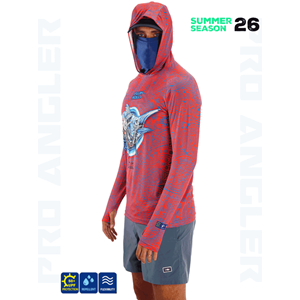 Fujin Rolla S26 Buff&Hoodie Swordfish Red - 3XL