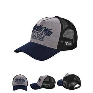 Fujin BTW Trucker Şapka Black Grey Navy