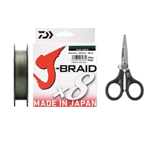 Daiwa JBraid 8B Koyu Yeşil 150m İp Misina Makaslı - 0.16MM