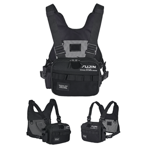 Fujin Tactical Vest Black Balıkçı Çantası