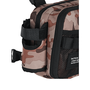 Fujin Tactical Vest Brown Camo Balıkçı Çantası