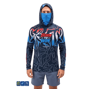Fujin Pro Angler S26 T-Shirt Buff&Hooded Izohips Bold Red