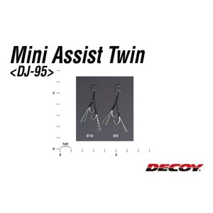 Decoy DJ-95 Mini Asist Twin İkili Asist İğne - 8