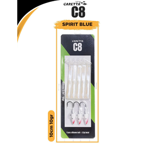 Caretta C8 10cm 10gr Silikon Yemler - SPRIT BLUE