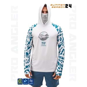 Fujin Pro Angler S24 Buff&Hoodie Lambuka Green - XL
