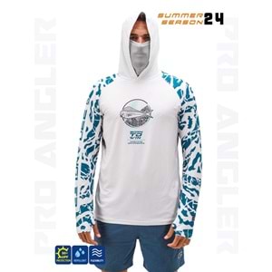 Fujin Pro Angler S24 Buff&Hoodie Lambuka Green - XXXL