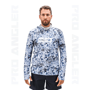 Fujin Pro Angler S24 Buff&Hoodie Black Fish - 4XL