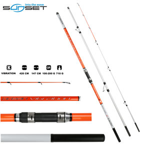 Sunset Ocean Vibration Hybrid LC 420 Cm 100-200gr Surf Kamışı