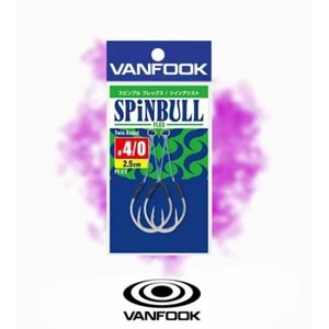 VANFOOK FT-2.5 SPINBULL FLEX ASIS 2.5 CM 2P