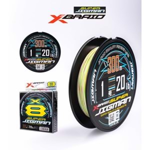 YGK X013 X-Braid Super Jigman 8x 300m Multicolor İp Misina