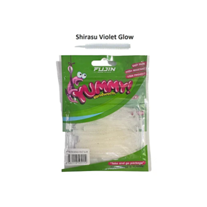 Fujin Yummy Sandworm 7cm LRF Silikonu - SHIRASU VIOLET GLOW