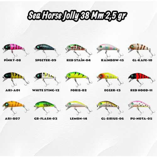 Sea Horse Jolly 38 Mm 2.5 gr Maket Yem