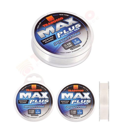 Trabucco Max Plus Phantom 150MT Monoflament Misina