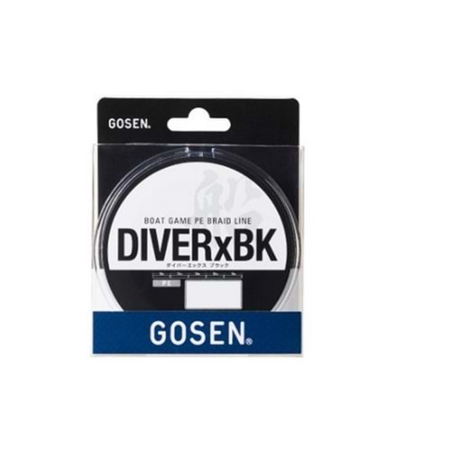 Gosen Diver-X BK Bot Game PE 4 Örgü 300mt Black Line