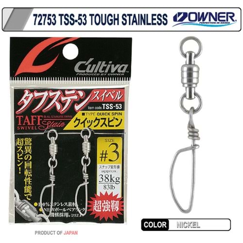 Owner 72753 TSS-53 Tough Stainless
