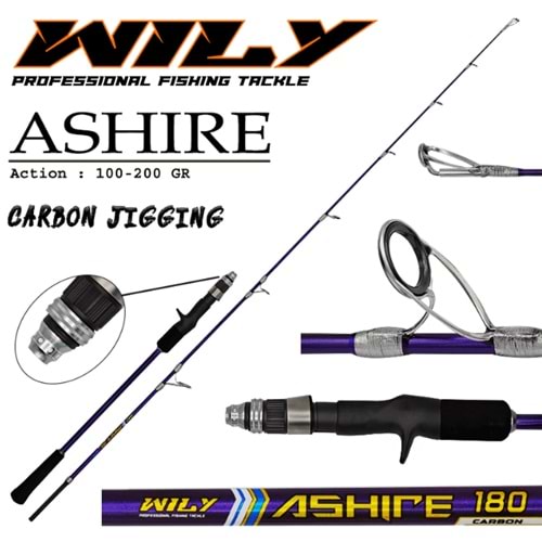 Wily Ashire Jig Kamışı 180 cm 100-200 gr