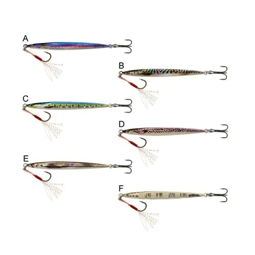 Captain 3665 Cazador Slim UV 40gr Light Jig Suni Yem