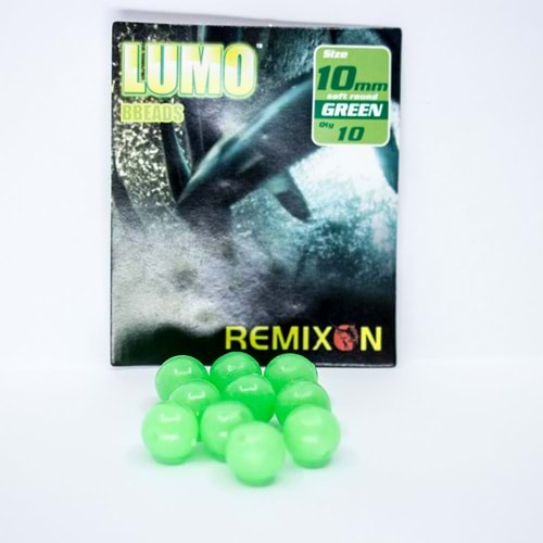 Remixon Lumo 10mm Yuvarlak Soft Boncuk(10Adet)
