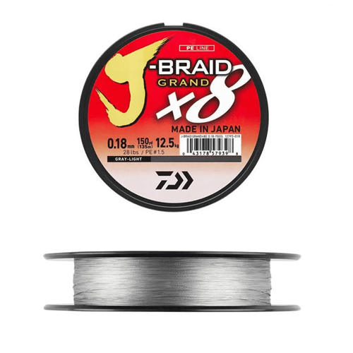 Daiwa JB Grand 8B 135m Grey İp Misina